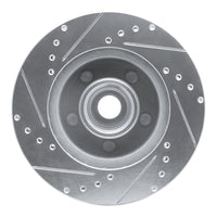 R1 Concepts R1 87-90 Dodge DAKOTA RWD Front Right Drilled & Slotted Silver Brake Rotor