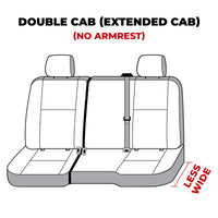 Covercraft 14-18 Chevrolet Silverado Waterproof Polyester SeatSaver Second Row Seat Covers - Grey