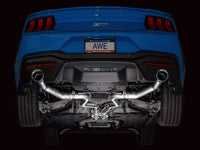 AWE Tuning AWE 2024 Ford Mustang GT Fastback S650 RWD Track Edition Cat-Back Exhaust w/ Dual Chrome Silver Tips