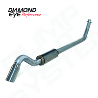 Diamond Eye Performance Diamond Eye 4in SS TURBO BACK SGL DUMP OUT 98.5-02 DODGE INCLUDING TIP NO MFLR