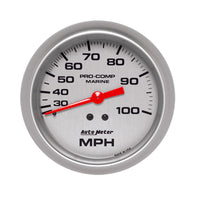 Autometer Marine Silver Mechanical Speedometer