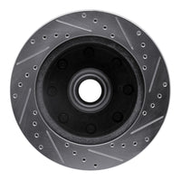 R1 Concepts R1 80-85 Ford E-250 Econoline Front Left Drilled & Slotted Silver Brake Rotor