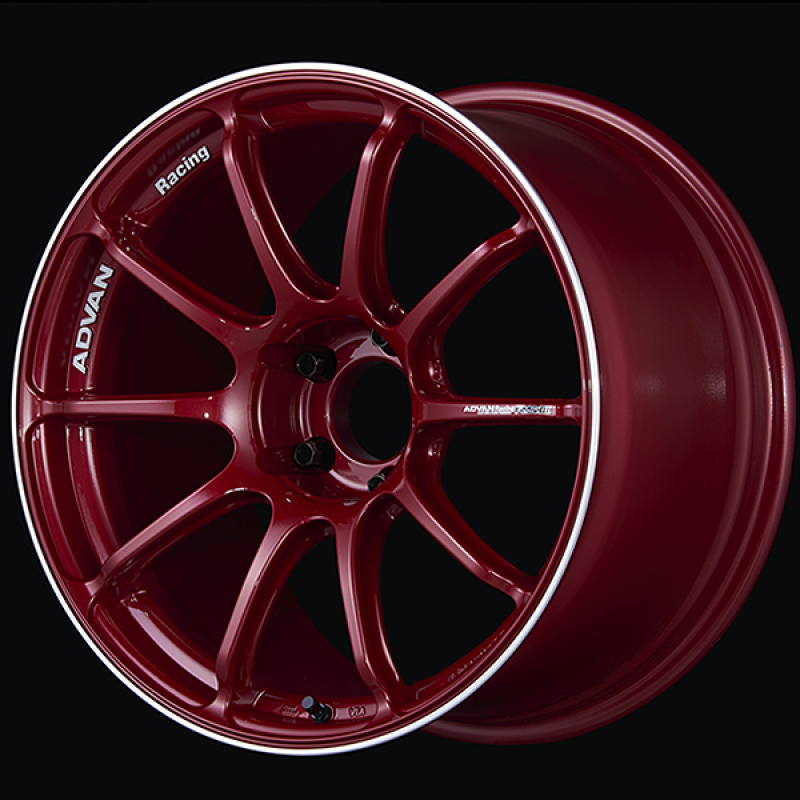 Advan RSIII 18x8.5 / +47 Offset / 5x100 / 63mm Bore / Racing Candy Red and Ring