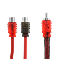 DS18 Level 2 RCA Wire Y Connector 1 Male to 2 Female