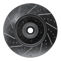 R1 Concepts R1 04-06 Ford E-150 Club Wagon Front Right Drilled & Slotted Silver Brake Rotor