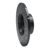 R1 Concepts R1 73-85 Mercedes-Benz 230 Front Right Drilled & Slotted Black Brake Rotor