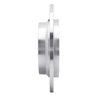 R1 Concepts R1 99-09 Volvo S80 Rear Right Drilled & Slotted Silver Brake Rotor