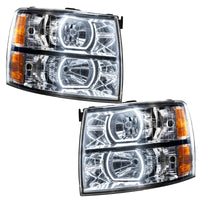 ORACLE Lighting Oracle 07-13 Chevrolet Silverado SMD HL - Square Style - ColorSHIFT w/o Controller
