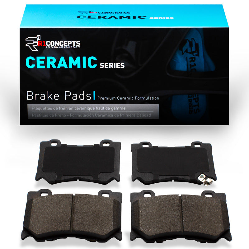 R1 Concepts R1 08-25 Infiniti Q50 Front R1 Ceramic Brake Pads