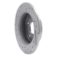 R1 Concepts R1 97-01 Acura Integra Rear Right Drilled & Slotted Silver Brake Rotor