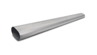 Vibrant 3in Oval (Nominal Size) T304 SS Straight Tubing (16 ga) - 5 foot length