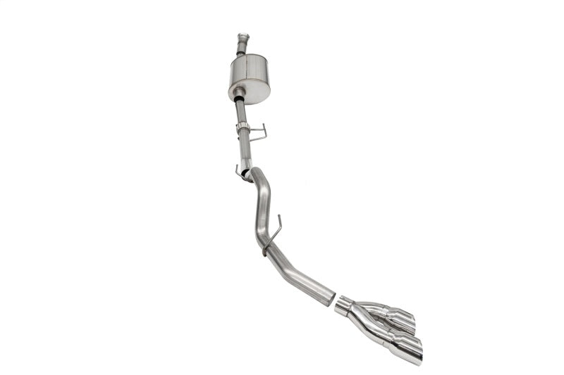 CORSA Performance Corsa 2021-2025 Ford F-150 SuperCab/6.5in Bed 3.5L V6 Sport Cat-Back Single Side Exit-Polished