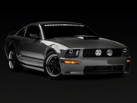 Raxiom 05-09 Ford Mustang Excluding GT500 LED Halo Projector Headlights- Black Housing (Clear Lens)