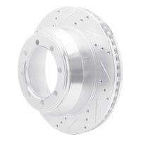 R1 Concepts R1 99-07 Ford E-350 Super Duty Rear Left Drilled & Slotted Silver Brake Rotor
