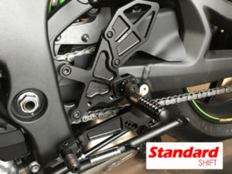 Vortex Racing 21-24 Kawasaki XZ-10R Ninja ZX1000 Rear Set- Black