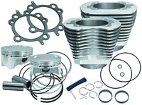 S&S Cycle 07-17 BT Models 110in Sidewinder Big Bore Kit - Silver