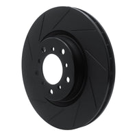 R1 Concepts R1 01-06 BMW M3 Right Front Slotted Black Brake Rotor