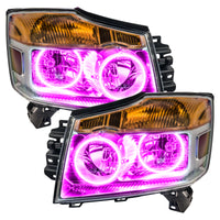 ORACLE Lighting Oracle Nissan Titan 08-15 Halo Kit - ColorSHIFT w/ Simple Controller