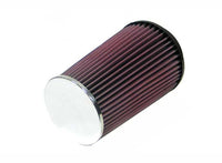 K&N Engineering K&N Universal Chrome Filter 4 inch FLG / 5 3/8 inch Bottom / 4 1/2  inch Top / 8 inch Height