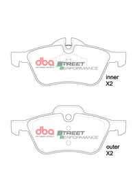 DBA 01-06 Mini Cooper (R50/R52/R53) SP Performance Front Brake Pads