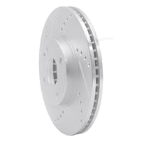 R1 Concepts R1 16-25 Mazda 2 (Mexico) Front Left Drilled & Slotted Silver Brake Rotor