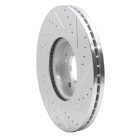 R1 Concepts R1 15-21 Kia SEDONA Front Left Drilled & Slotted Silver Brake Rotor