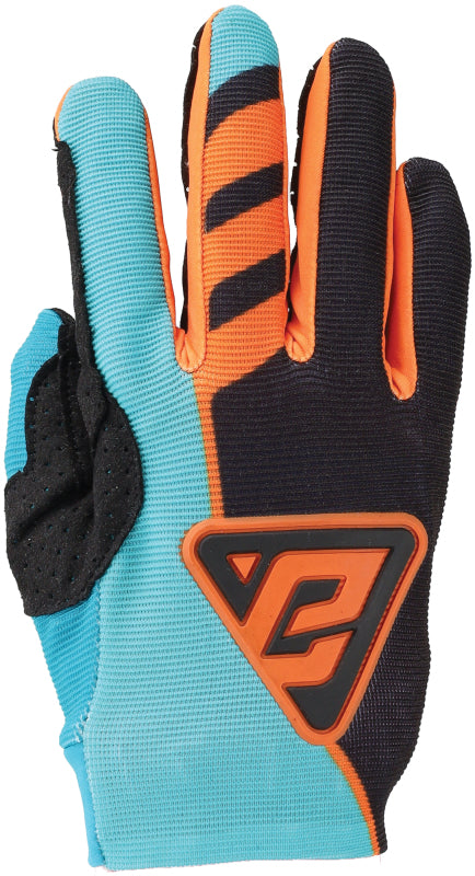 Answer Aerlite Nitro Gloves Black/Astana/Hyper Orange Youth - Large