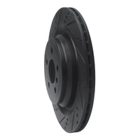 R1 Concepts R1 13-19 Mercedes-Benz GL350 Rear Left Drilled & Slotted Black Brake Rotor