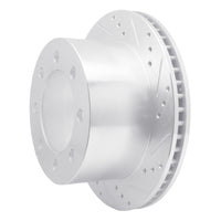 R1 Concepts R1 00-02 Dodge Ram 4000 (Mexico) Rear Right Drilled & Slotted Silver Brake Rotor