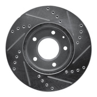 R1 Concepts R1 92-95 Mazda MPV Front Left Drilled & Slotted Silver Brake Rotor