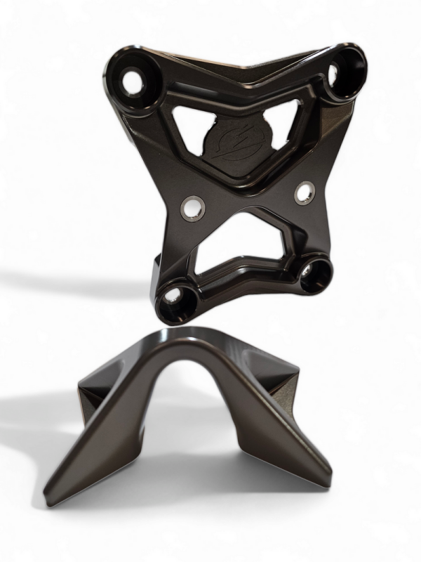 Elektric Off Road Elektric Offroad 2017-2021 Can Am X3 Maverick Volt Radius Rod Plate Anodized Gun Metal
