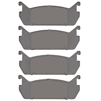 R1 Concepts R1 90-96 Ford Escort Rear R1 Optimum OE Brake Pads