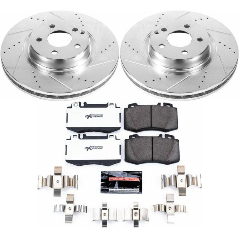 PowerStop Power Stop 2003 Mercedes-Benz SL500 Front Z26 Street Warrior Brake Kit