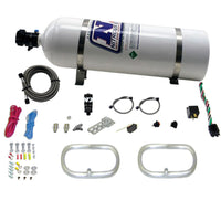 Nitrous Express Dual Ntercooler Ring System (2 - 6 x 6 Rings) w/15lb Bottle