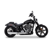 Vance and Hines Vance & Hines 2025+ HD Softail Twin Slash 4in Round Chrome Slip-On Exhaust