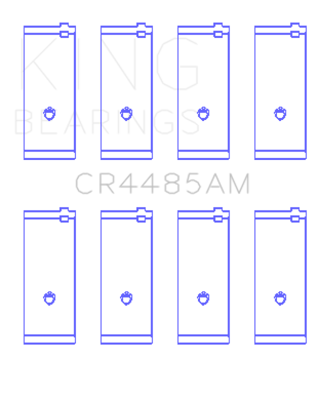 King Engine Bearings Mazda Ma/Vb/(Size +1.0mm) Connecting Rod Bearing Set