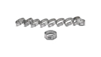 Vibrant One Ear Stepless Pinch Clamps 14.5-17.0mm clamping range (Pack of 10) SS 7mm band width