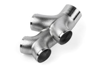 APR Cast T304 Stainless Steel Double Y-Splitter - 76mm to Quad 63.5mm (3in to Quad 2.5in)