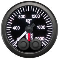 Autometer Stack 52mm 0-2000 Deg F Pro-Control Exhaust Gas Temp Gauge - Black