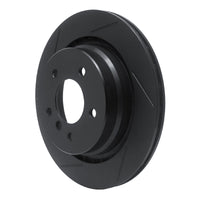 R1 Concepts R1 95-02 BMW M3 Rear Right Slotted Black Brake Rotor