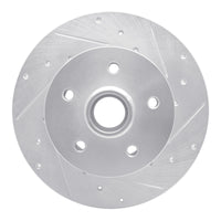 R1 Concepts R1 79-85 Volkswagen Type 2 Front Right Drilled & Slotted Silver Brake Rotor