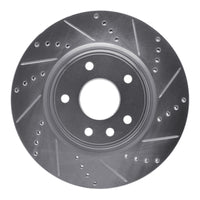 R1 Concepts R1 12-25 Chrysler Pacifica Front Right Drilled & Slotted Silver Brake Rotor