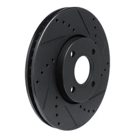 R1 Concepts R1 13-16 Ford Ecosport (Mexico) Front Right Drilled & Slotted Black Brake Rotor