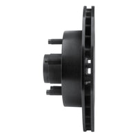 R1 Concepts R1 83-97 Ford AEROSTAR Front Right Drilled & Slotted Black Brake Rotor