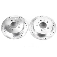 PowerStop Power Stop 08-09 Buick Allure Rear Evolution Drilled & Slotted Rotors - Pair
