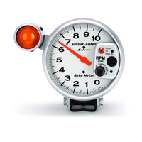 Autometer Ultra-Lite 5 inch 10K RPM In Dash Dual Range w/ Memory Tachometer