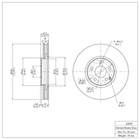 DFC 04-09 Mercedes-Benz E550 Front Brake Rotor
