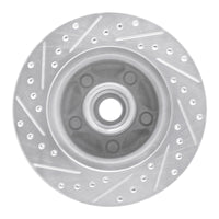 R1 Concepts R1 86-92 Jeep COMANCHE Front Right Drilled & Slotted Silver Brake Rotor