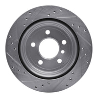 R1 Concepts R1 06-20 BMW 420i (Mexico) Rear Right Drilled & Slotted Silver Brake Rotor