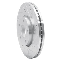 R1 Concepts R1 12-16 Kia SportAGE (USA/Canada) Front Right Drilled & Slotted Silver Brake Rotor